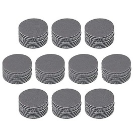 TA-VIGOR 1" 800 Grit Aluminum Oxide and Silicon Carbide Sanding Discs Grey Compatible with Orbital Sander Pack of 100