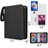 iGolife Trading Card Binder with 4 Pockets 50 Detachable Sleeves