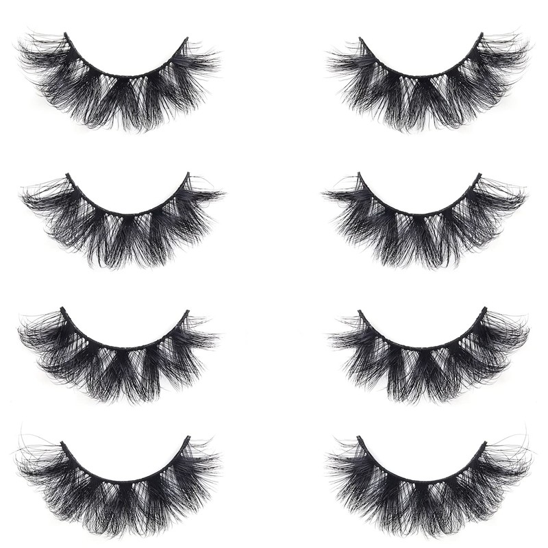 DYSILK 6D False Eyelashes, Fluffy Long Dramatic Natural False Eyelashes,