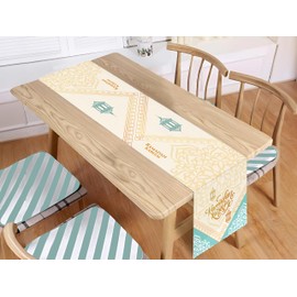 OLEEK Ramadan table runner - Ramadan decorations for home 2025 - Ramadan table decor - Ramadan gifts - Ramadan decor - Ramadan decorations for table - Ramadan mubarak decorations زينة رمضان كريم ديكور