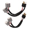 Cunyuer 2 PCS 9003 H4 Headlights Wiring Harness Adapters, 2