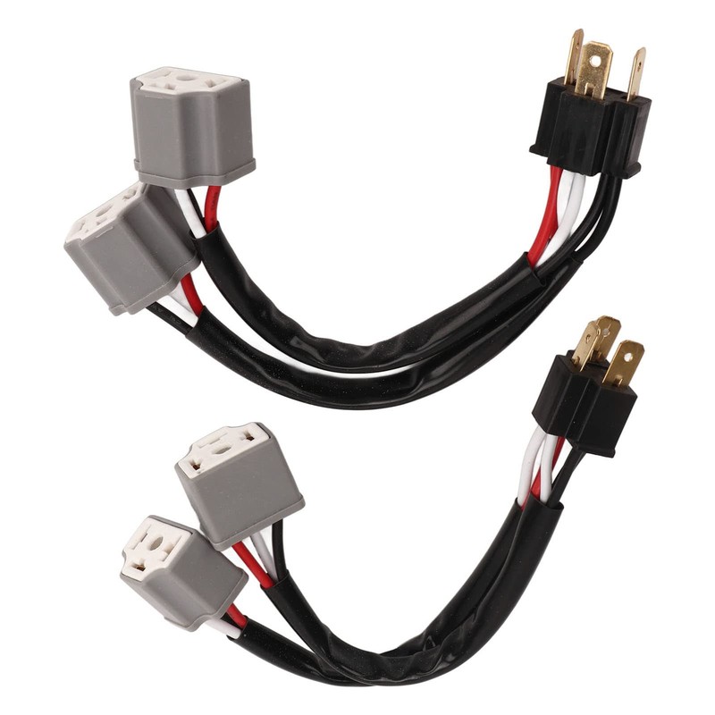 Cunyuer 2 PCS 9003 H4 Headlights Wiring Harness Adapters, 2