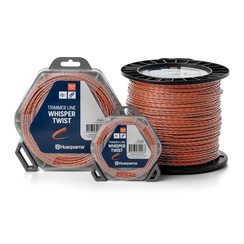 Husqvarna 597669131 Trimmer Line 2.7 mm/60 m Orange/Grey