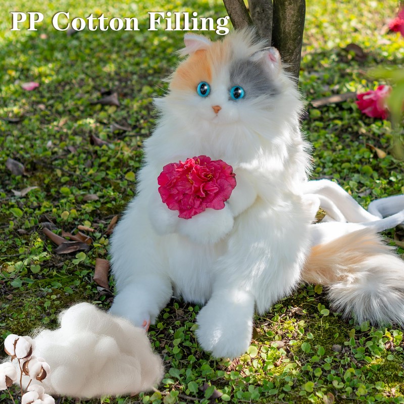 Chongker Stuffed Realistic Cat Plush Backpack - Cute and Soft
