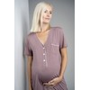 Lola & Luke Maternity Pajama Sleepshirt Short Sleeves - Pajamas
