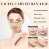 Wiederverwendbare V-Linien Maske,Face Slimming Band,Gesichts-Schlankheitsgürtel,Doppelkinn Maske,Doppelkinn Entferner, Face Tape, Double
