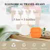 SAPHUS Argan Oil Bar Shampoo and Conditioner Set for Strengthening,