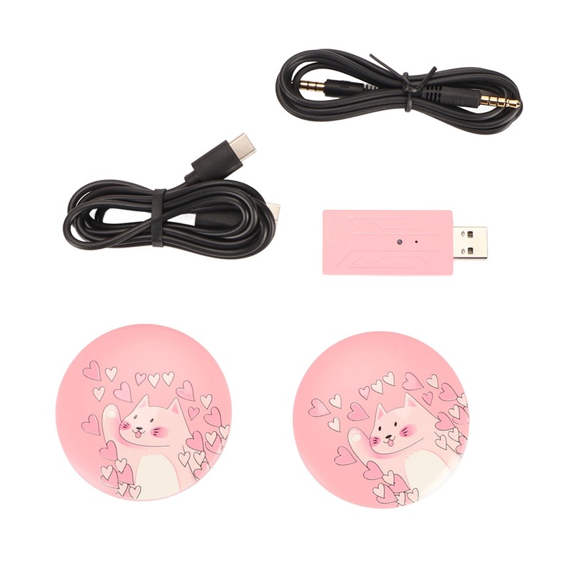 Cat Ear Gaming Headset RGB Light Bluetooth Wireless Headphones with