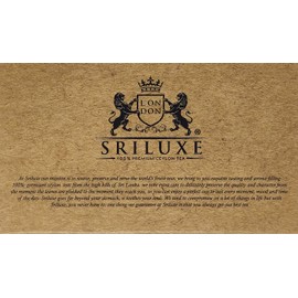 SRILUXE - Premium Quality Ceylon Organic Green Tea Bags | Sri Lankan Luxury Tea | Exquisite Taste & Aroma | Freshly Harvested 100% Natural Tea | Detox Tea High in Antioxidants (Black, 25)