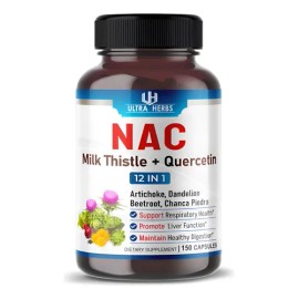 Nac + Quercetina + Cardo Mariano 150 Caps Ultra Herbs