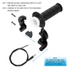 HIAORS 7/8" 22mm Twist Throttle Cable Handle Kit for Predator