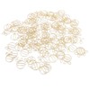 100Pcs Gold Paper Clips Cute Shape Stainless Steel Multifunction Metal