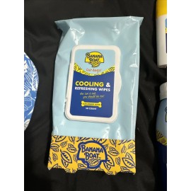 Banana Boat Lot L/XL Dog Beach / Pool Kit Banana Boat SUN Protector, Toys, Cooling And More