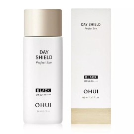 OHUI [오휘]오휘 데이쉴드 퍼펙트 선 블랙 80ml 대용량 데일리 선크림 OHUI Ohui DayShield Perfect Sun Block Black 80ml Large Capacity Daily Sun Cream [Single-item/Single-item or Solo/Solo]