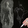 White Gel Pens for Art Drawing Sketching Writing 1.0mm White