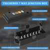 Anayguto 2 Set 7 Way Trailer Junction Box Weatherproof 7