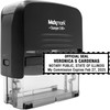 MaxMark Notary Stamp for State of Illinois- Self Inking Stamp