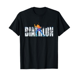 Font biathlon winter sports T-Shirt