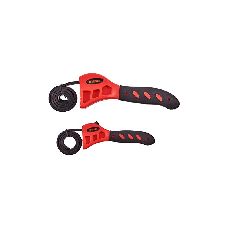 Amtech S0875 2 Piece Strap Wrench Set