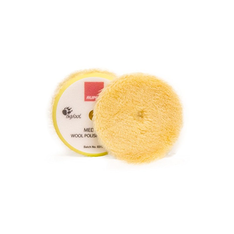 Rupes Wool Yellow Medium Pad (90mm)