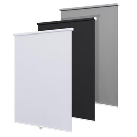 HABEASE Blackout Roller Shades Blinds Cordless for Windows Without Tools and Drill,Cordless Free-Stop Blinds with Thermal Insulated, Easy to Install (20" W x 72" H, White)