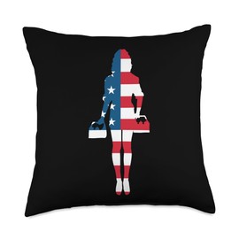 Hydration Specialist Team Manager Waterboy Waterboy Watergirl Female Hydration Specialist Throw Pillow, 18x18, Multicolor