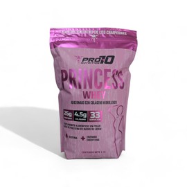 Pro 70 Performance Princess Woman Whey Protein, Suplemento Nutricional de Protena de Suero de Leche, Envase de 1 kg (33 Servicios), Alta Calidad para 