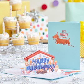 Lovepop Lovepop® 3D Pop-Up Karte Geburtstag Hunde Geburtstagskarte Dog Lover Card für Hundebesitzer & Hundefreunde | inkl. Umschlag & Versteckfach für Geld & Gutscheine