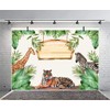 Yeele 8x6ft Jungle Safari Backdrop Photography Background Cartoon Zoo Animals
