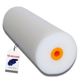 Quercos. Replacement Midi Foam Roller 6.3" Straight Mini Rollers for Waterpaint and Light Solvents Foam Polyester Superfine (Foam, 16)