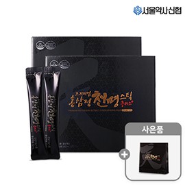 Seoul Pharmacists' Association Ginsenoside 37mg Premium Red Ginseng Jung Chunmyeong Plus Stick 30 Packets 2 Years No Option / 서울약사신협 진세노사이드 37mg 프리미엄 홍삼정 천명 플러스 스틱 30포 2세 옵션없음