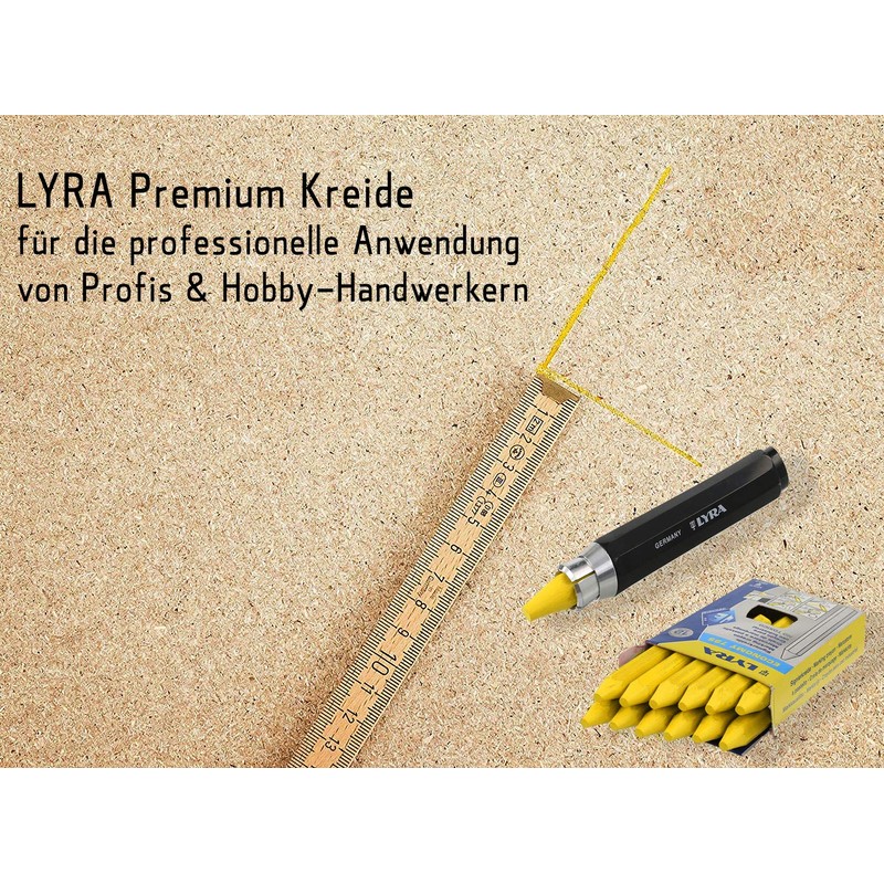 Lyra Professional Marking Chalk with Chalk Holder - Signing Chalk