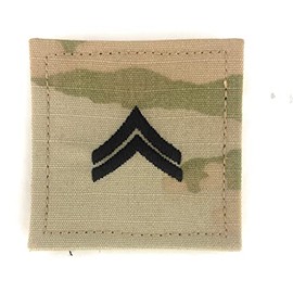 Insignia Depot US Army OCP Rank 2x2 with Hook Fastener - Corporal