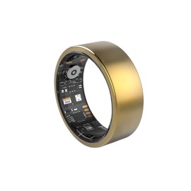 Smart Ring (18K Gold Plated)| Health & Sports Body Parameters| Heartbeats & Blood Oxygen Sensor| Sleep, Stress & Calories Measuring| Steps Counter| Phone Gesture Control| Water Proof IP68 (9)