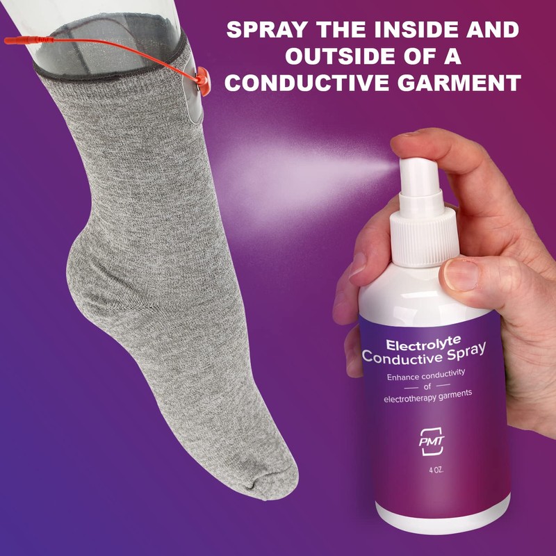 Electrolyte Conductive Spray by PMT. Electrotherapy Conductive Spray for use