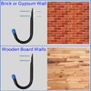 Locawaya Garage Storage Hooks, Garage Wall Hooks Hanging Heavy Duty