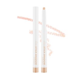 I'mmeme Korean Cosmetics Eye Shadow Stick Shadow Glitter Single Color Shadow Teardrop Bag Glitter Shadow Carrying Travel Stick Shadow Shimmer (Sugar Blin)