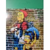 The Simpsons Poster Marge and Homer Graffiti Poster 11 x