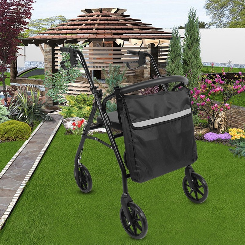 Powered Wheelchair Carrying Bag Carry Case Organizer Accessories for Wheelchair(Black)