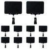dohobby 10 Packs Double Head Display Clips Rotating Reuse Sign
