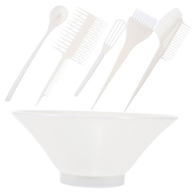 Baluue 6pcs Hair Dye Brush Oiling Comb Tools for Home and Salon Use for Hair Treatment Highlights and Spa Applications