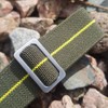 Max French Marine Nationale Elastic Nylon Navy Divers Parachute Watch