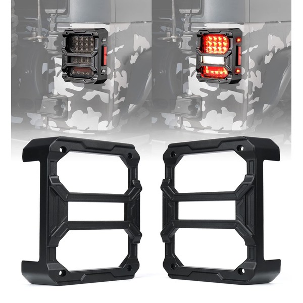 Xprite Tail Light Guards w/Slide-Able Rods Design, Self-Patented Tail Light
