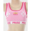Mobbunny Women Pink Peach Crop Tank Camisole and Panty Sets