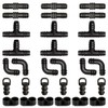 VooGenzek Irrigation Connection Kit for Hoses, Plug Barb Hose Connector,