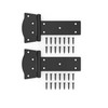 National Hardware N166-030 6-in Mountain Modern T Black Gate Hinge,