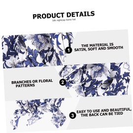 WOONEKY Night Sleep Hair Wrap Silk Sleep Hair Cap for Women for Pregnant Women Head Scarf