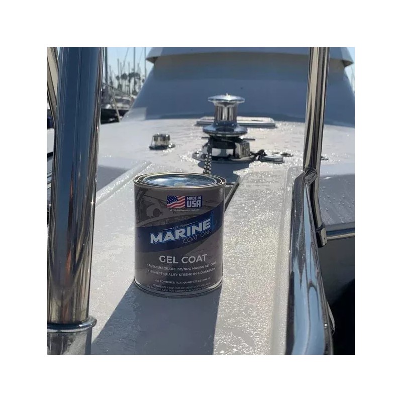 Marine Coat One, Clear Gelcoat Repair Kit For Boat -