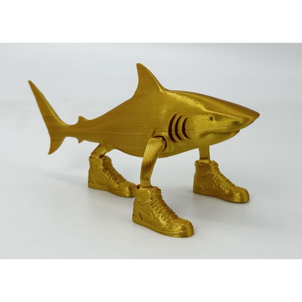 Tralalero Tralala Desk Decor, Funny Italian Brainrot Meme Shark Figurine