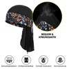MELASA Cooling Durag Bandana Cap Hat Absorbs Sweat Headscarf Underhelmet